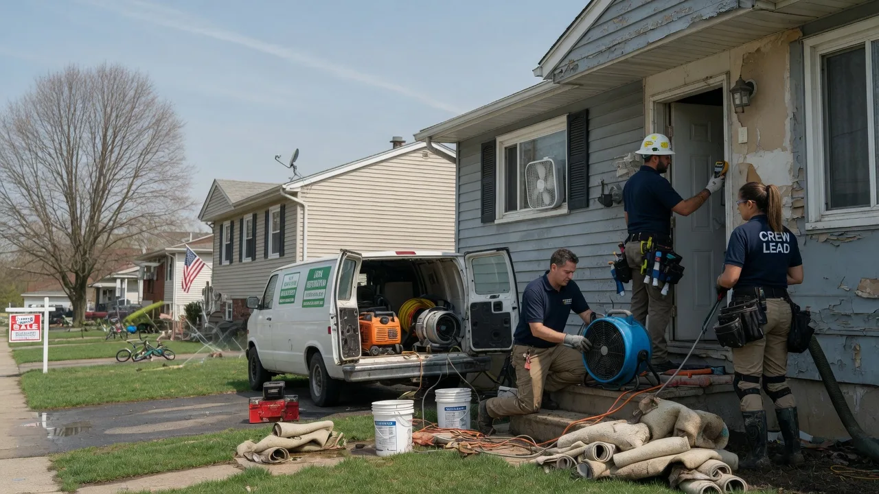 Flood Cleanup in Sardinia, OH near me