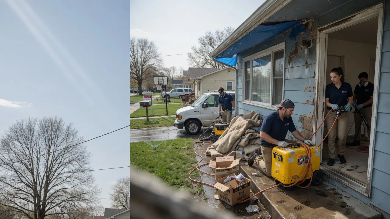 Basement Flood Cleanup in Sardinia, OH near me